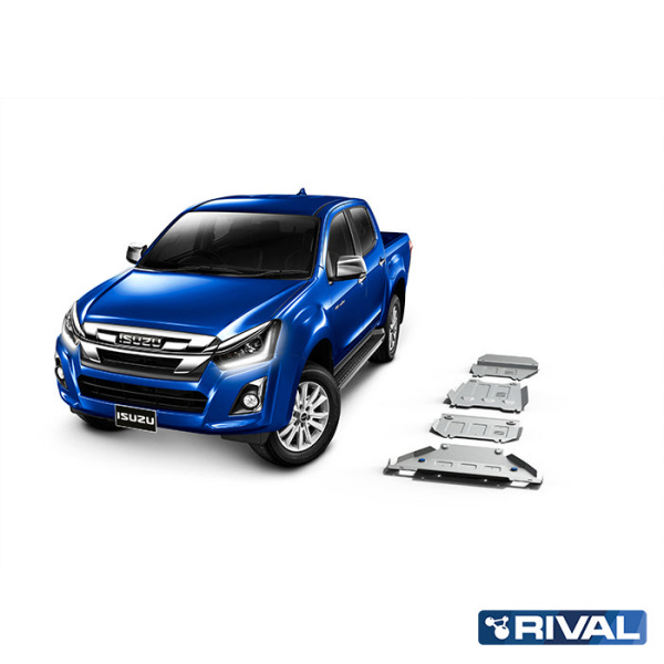 Plaques de protection (kits) Isuzu D-Max 2012-2021; 2017-2021; 2,5 l. / diesel; 3 l. / diesel